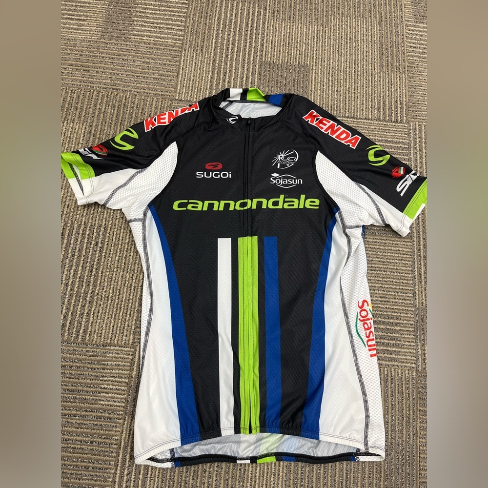 Cannondale full zip cycling jersey L